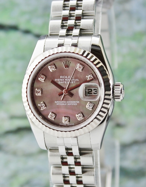 (image for) ROLEX LADY SIZE OYSTER PERPETUAL DATEJUST - MOP/ 179174